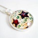 Christmas Cookies-glass Pendant Necklace