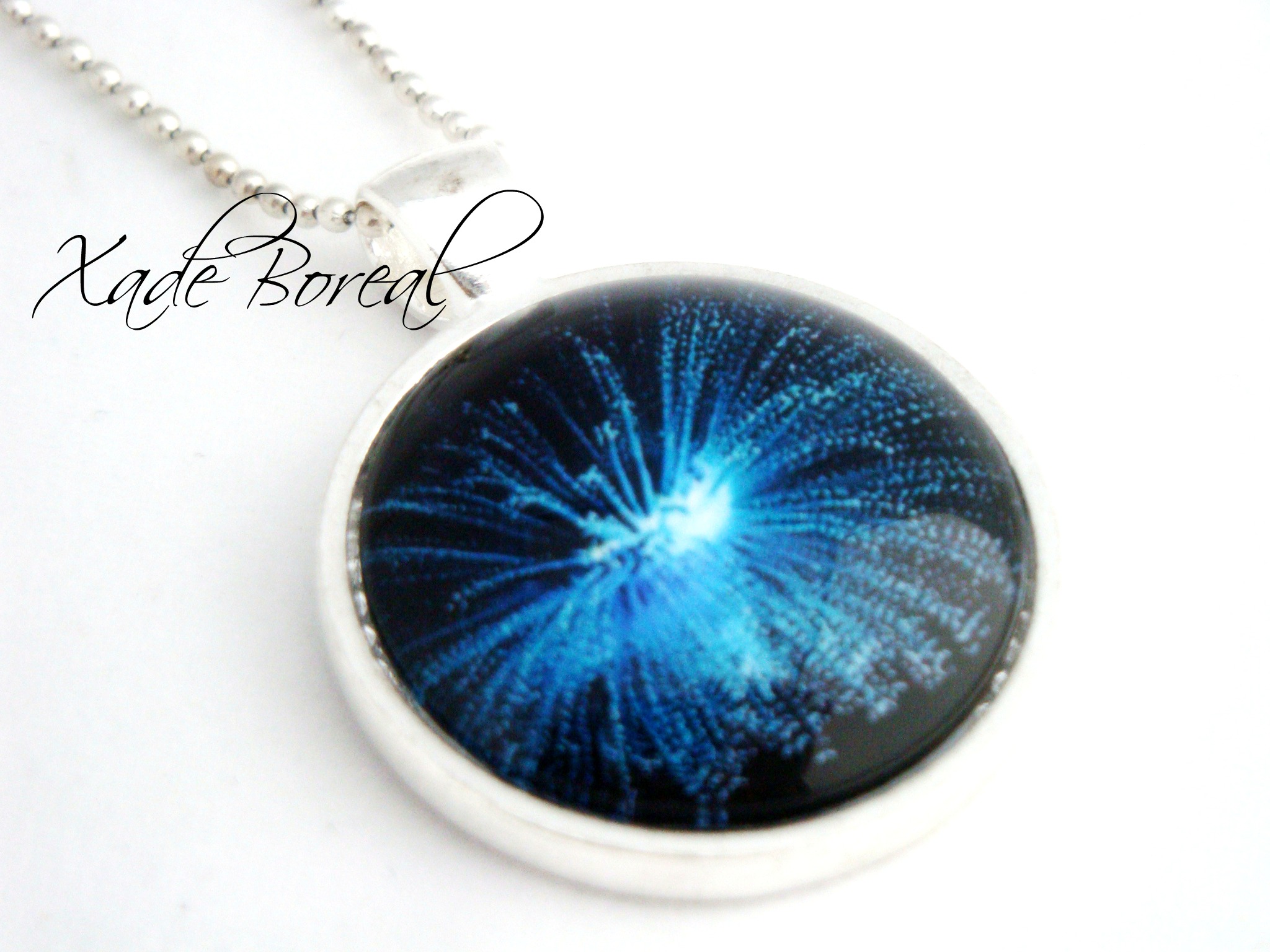 Life Under Water Glass Pendant Necklacedeep Ocean Series on Luulla